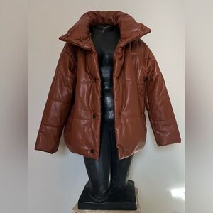 DKNY Chestnut Puffer Jacket